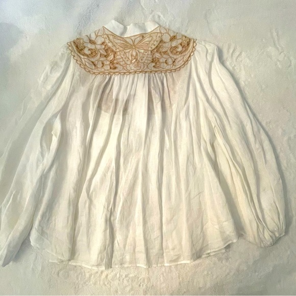 ZIMMERMANN Linen Jeannie Blouse - Picture 6 of 7